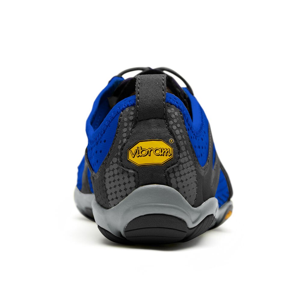 Vibram Five Fingers Mens Hiking Shoes - Blue/Black - V-Run - 80347-BUPW